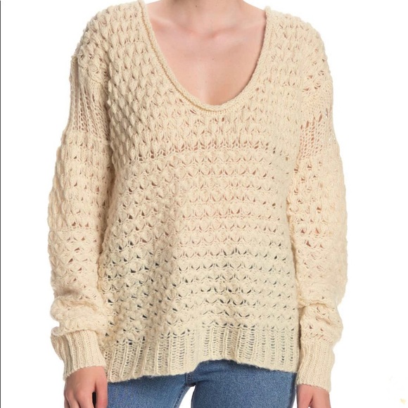Free People crochet pullover - Picture 3 of 8